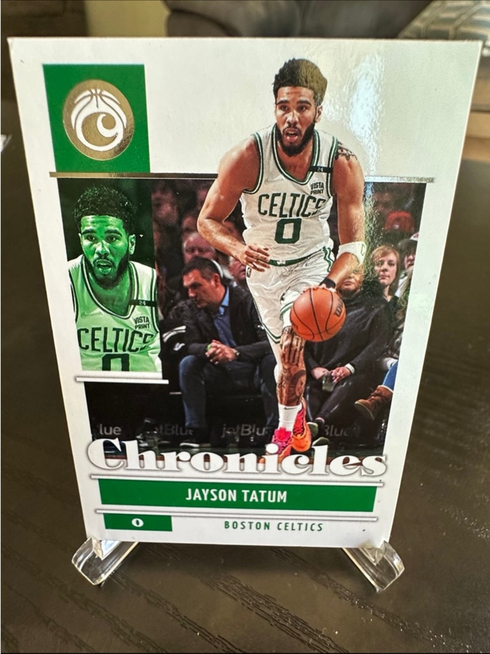 Panini Jayson Tatum Green White Boston Celtics Card